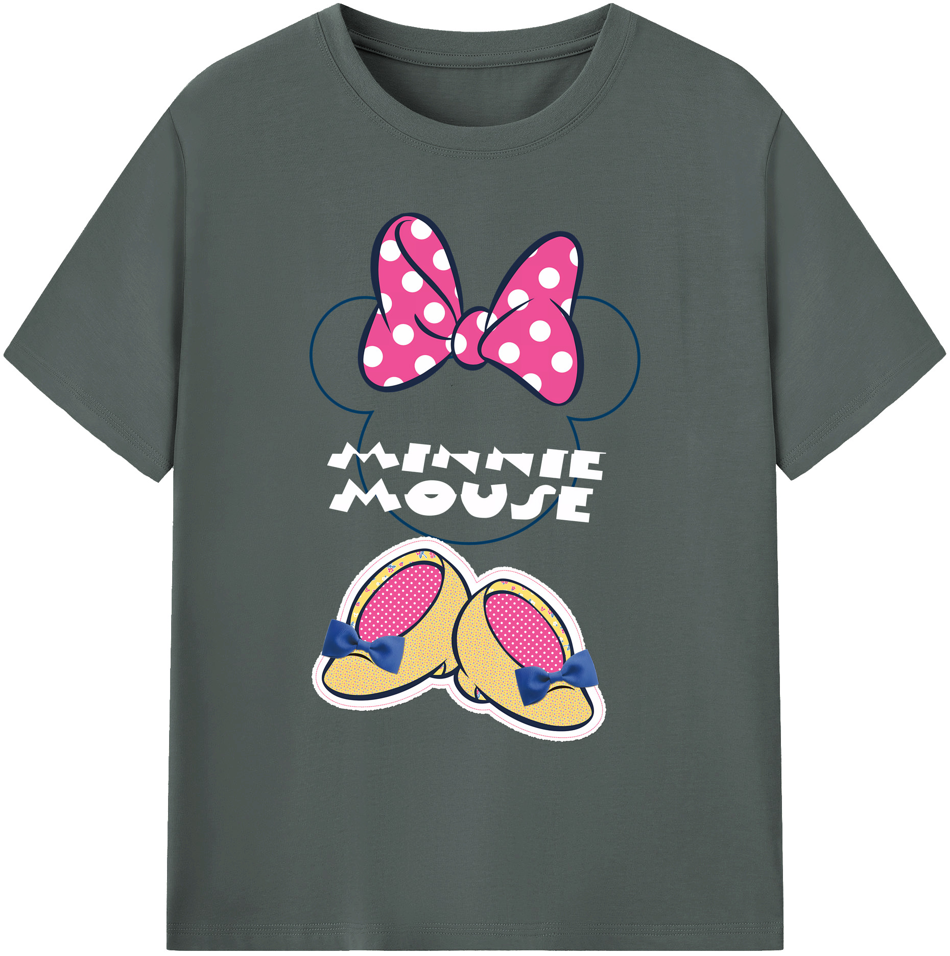 ミッキーマウス Mickey Mouse 綿100％ メンズ半袖Tシャツ｜肌触りやわらか＆通気性